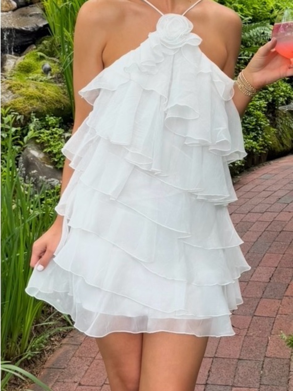 Gina Tricot Frill Mini Dress